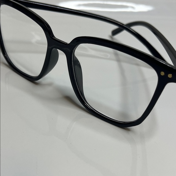 Elegant Black Blue Light blocking Eyeglasses Frame - Picture 4 of 6